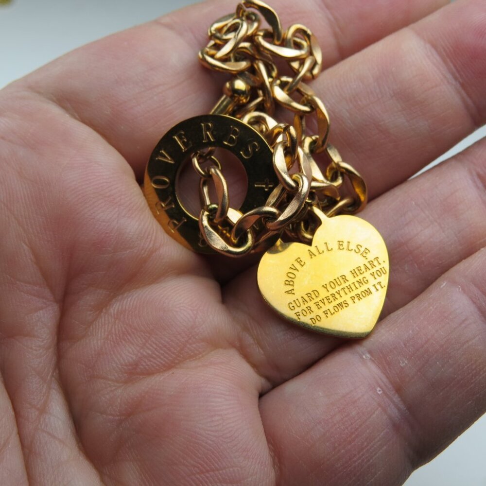 18k  Heart Bracelet - Picture 2 of 3